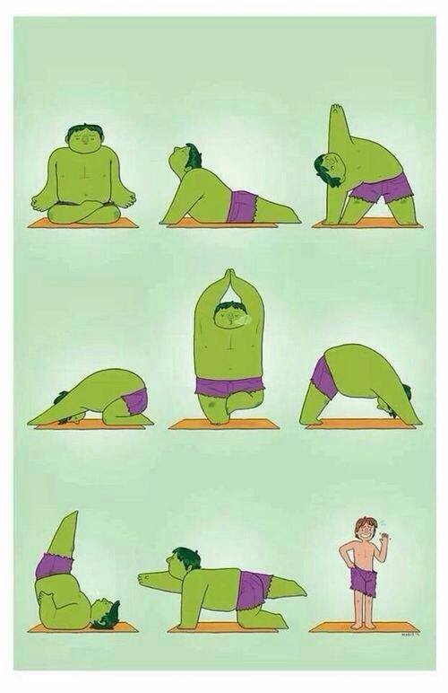 El yoga y sus beneficios - meme