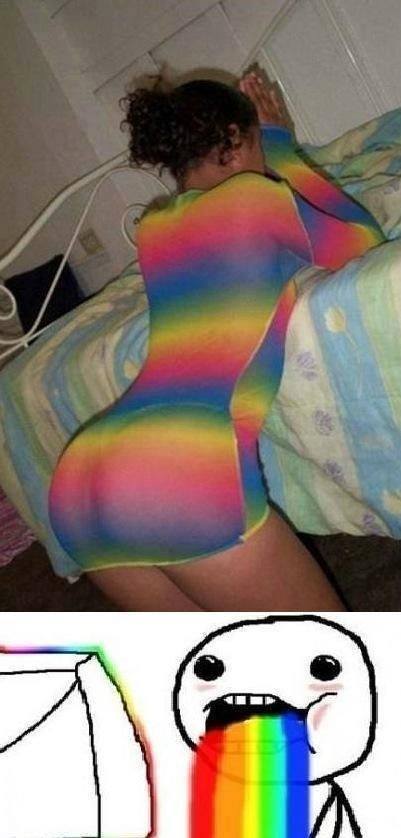 arco iris - meme