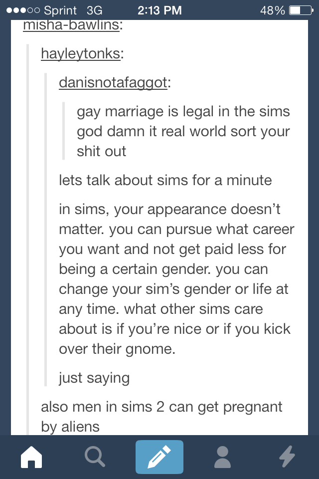 Sims is one messed up game - meme