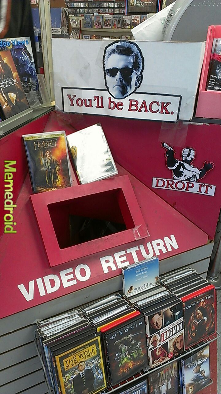saw this at the video store - meme