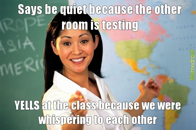 teacher logic - meme