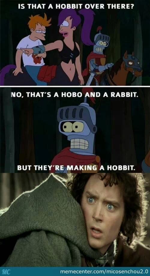 Born of Hobbit - meme