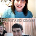 overly attached tranny