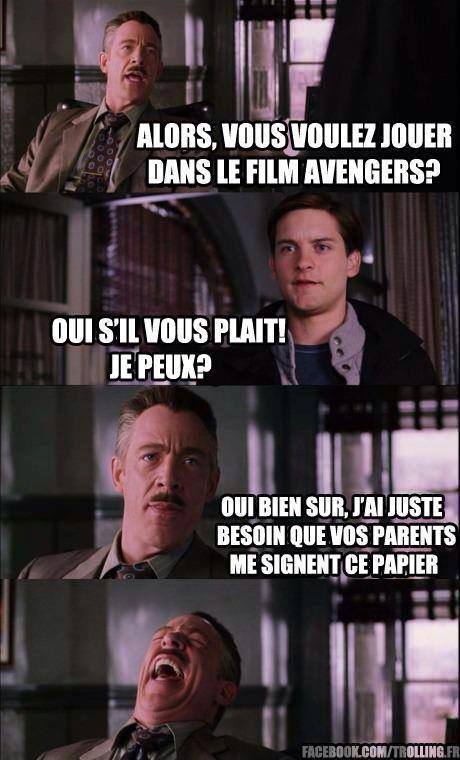 pauvre Peter Parker - meme