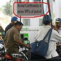 save petrol