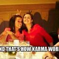 karma is one hot girl